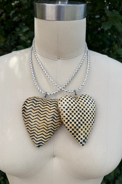 The Patterned Heart Choker - ivyandlavyboutique ivyandlavyboutique