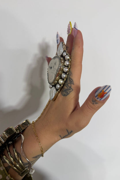 The Pearled Ring - ivyandlavyboutique ivyandlavyboutique