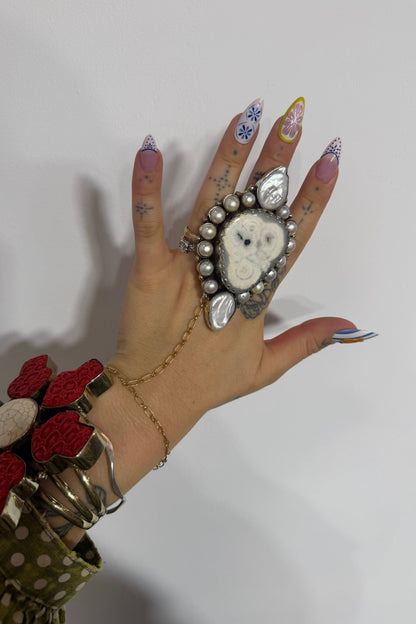 The Pearled Ring - ivyandlavyboutique ivyandlavyboutique