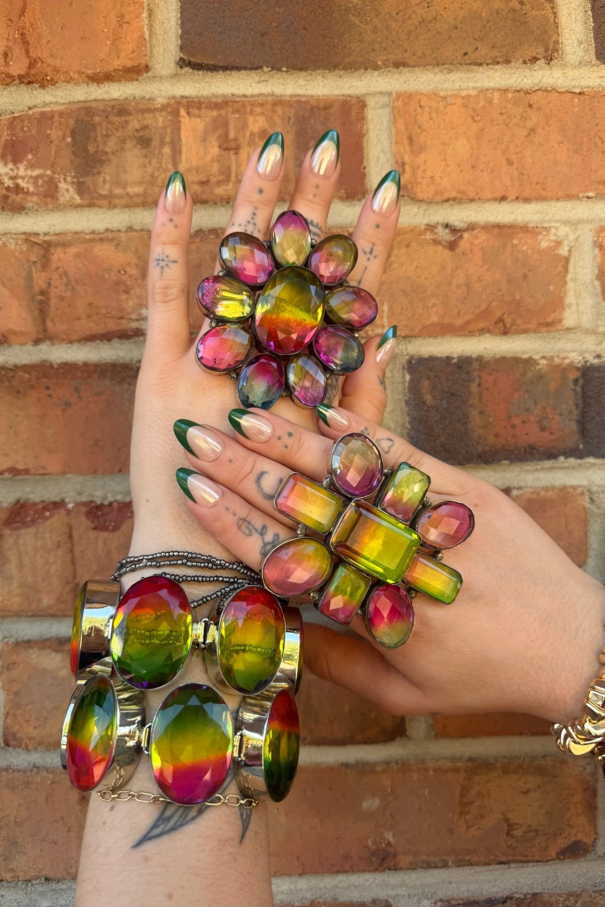 The Rainbow Statement Bracelet - ivyandlavyboutique ivyandlavyboutique