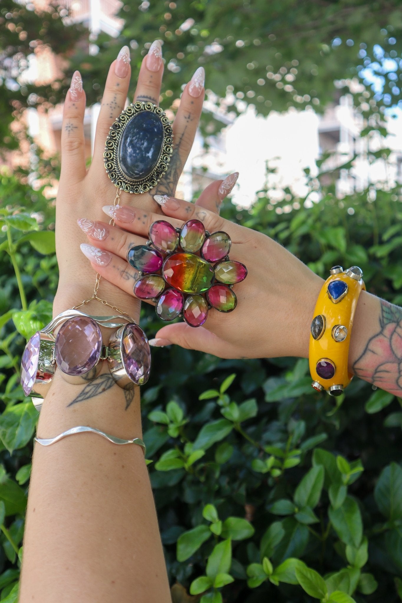 The Rainbow Statement Bracelet - ivyandlavyboutique ivyandlavyboutique