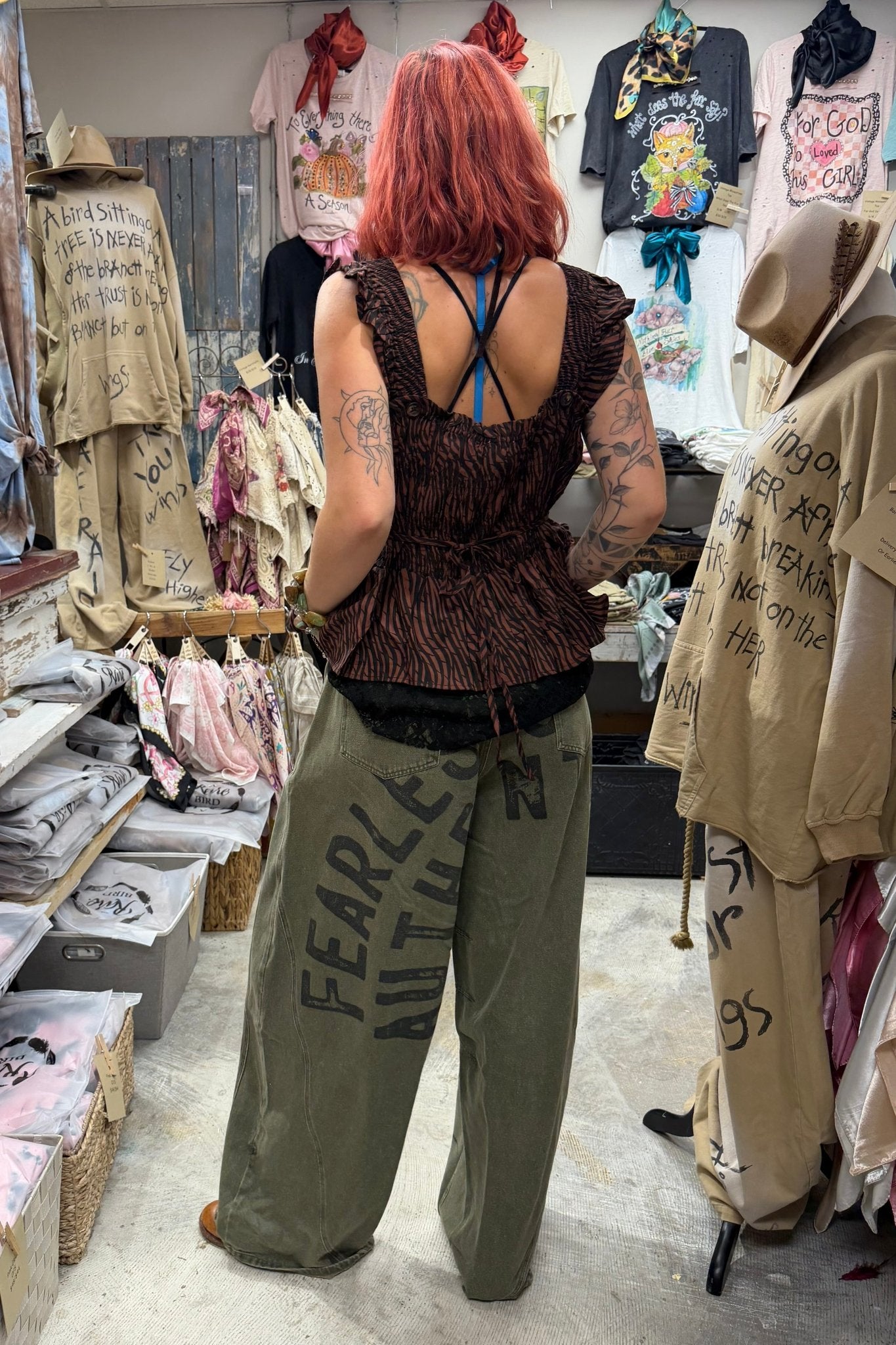 The River Runs Rust Tank - ivyandlavyboutique A Rare Bird Shop