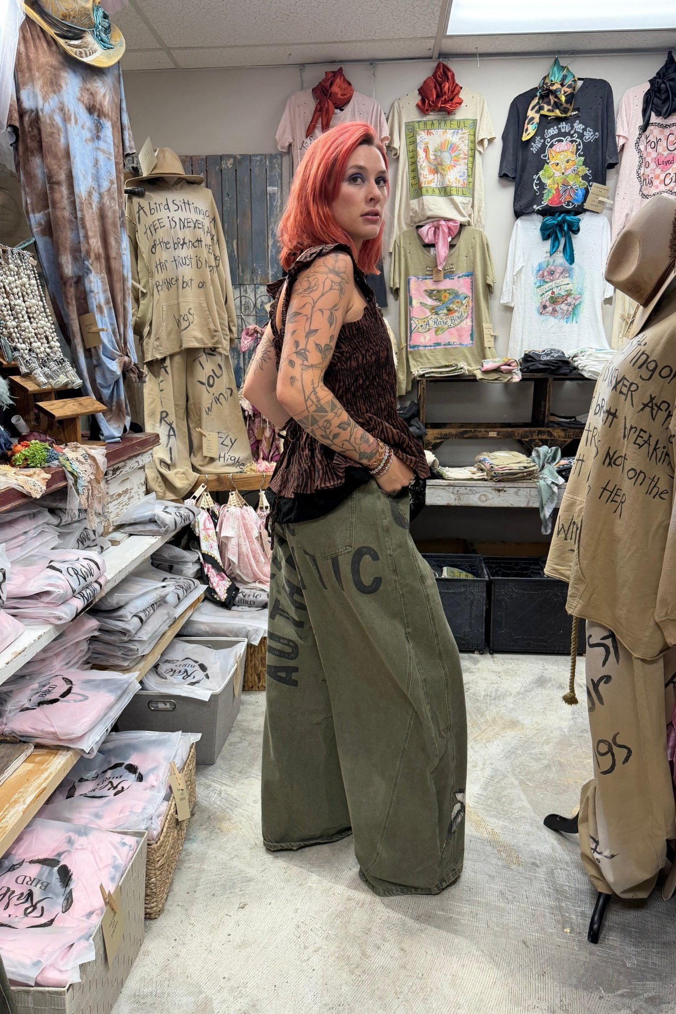 The River Runs Rust Tank - ivyandlavyboutique A Rare Bird Shop