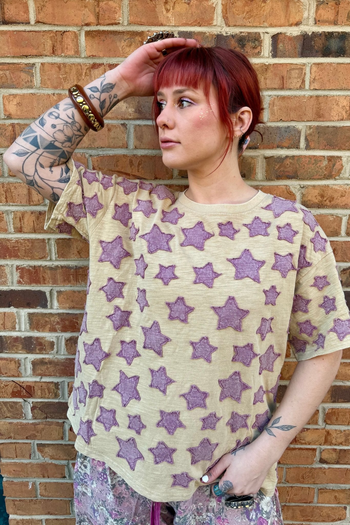 The Stars at Night Top - ivyandlavyboutique Blue Velvet