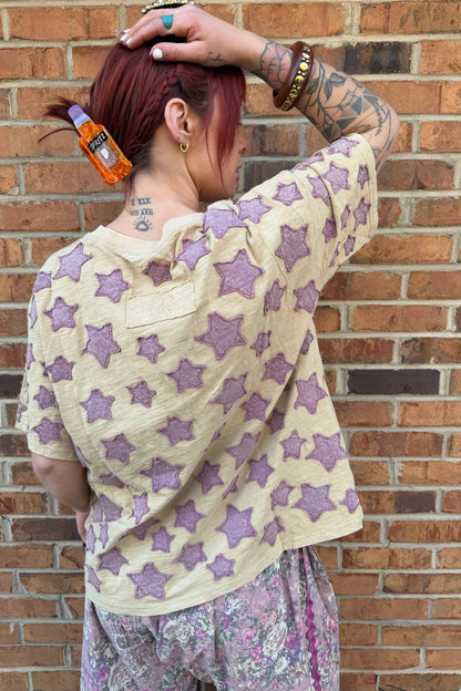 The Stars at Night Top - ivyandlavyboutique Blue Velvet