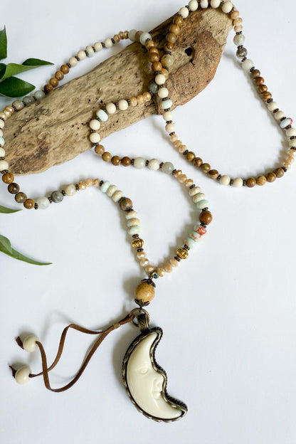The Statement Crescent Moon Necklace - ivyandlavyboutique Spirit Lala
