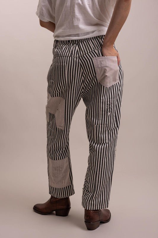 The Tiger & Stripe Pant - Boho Wanderlust Boutique Blue Velvet