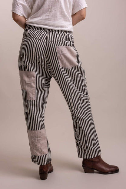 The Tiger & Stripe Pant - Boho Wanderlust Boutique Blue Velvet