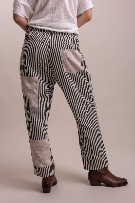The Tiger & Stripe Pant - Boho Wanderlust Boutique Blue Velvet