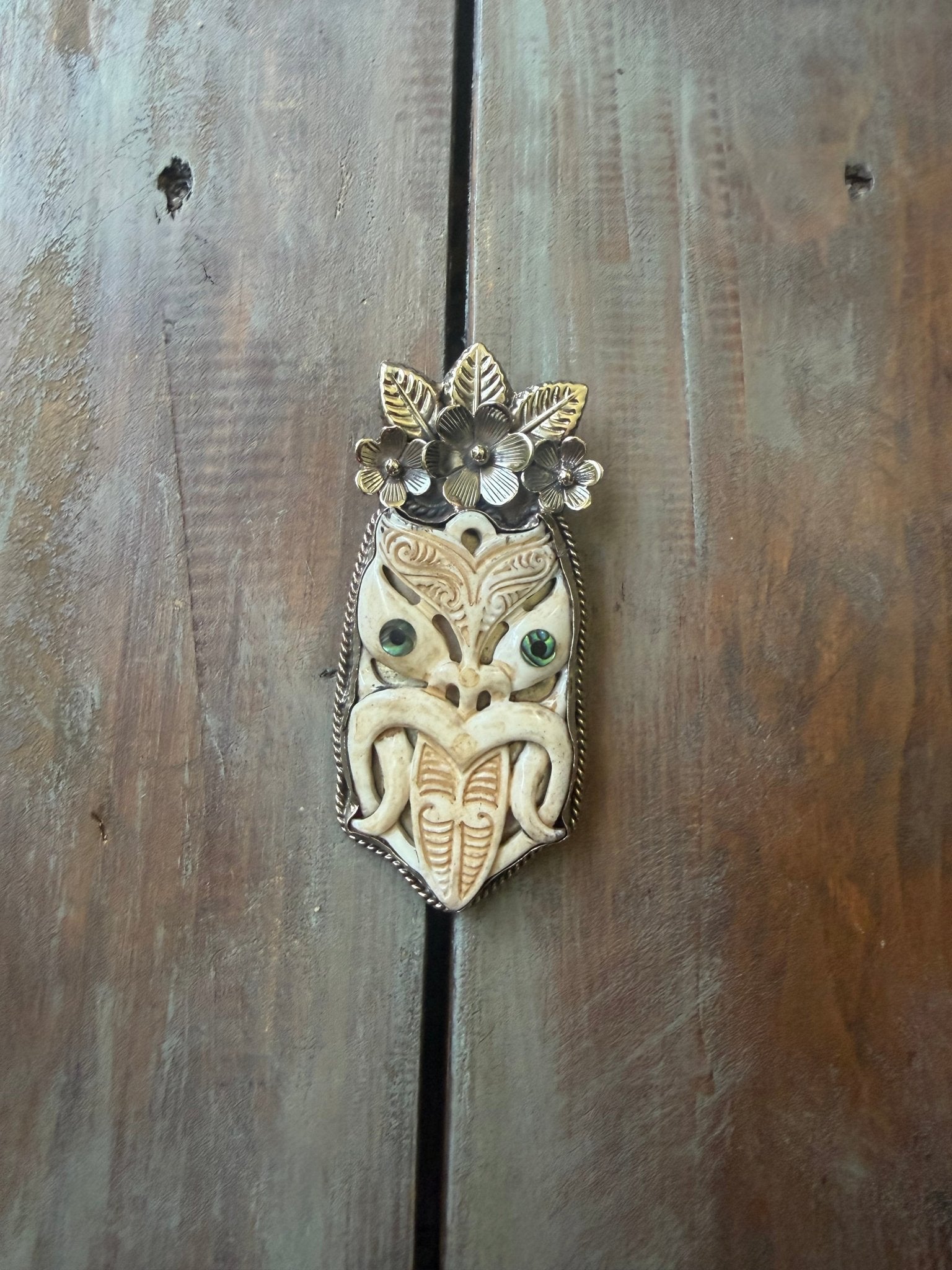 The Year Of The Dragon W/ Flower Pendant - ivyandlavyboutique ivyandlavyboutique