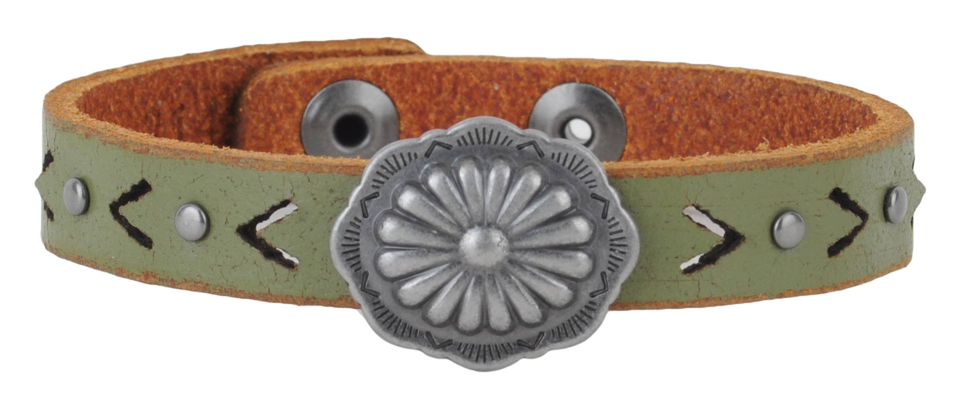 Thin Concho Bracelet: TURQ - ivyandlavyboutique Most Wanted USA