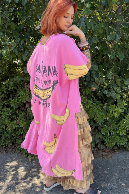 This Is Bananas High Low - ivyandlavyboutique Blue Velvet