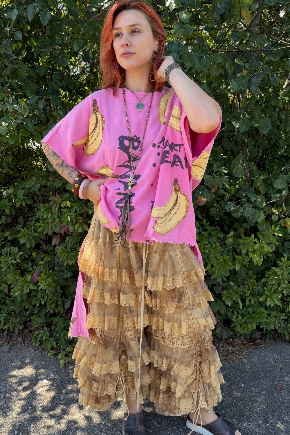 This Is Bananas High Low - ivyandlavyboutique Blue Velvet