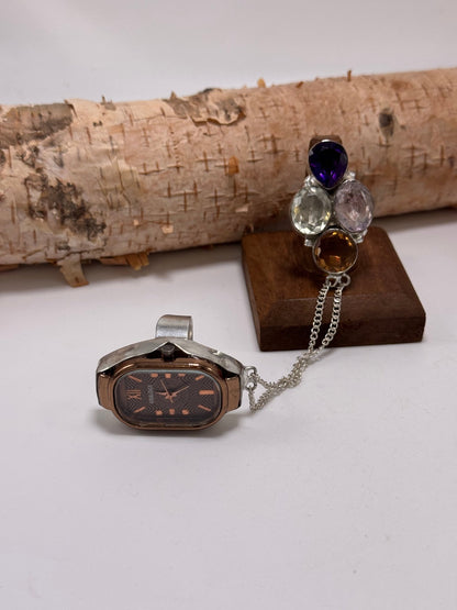 Tick Tock Double Ring - Style 11 - ivyandlavyboutique ivyandlavyboutique