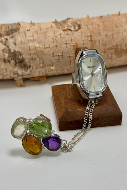Tick Tock Double Ring - Style 12 - ivyandlavyboutique ivyandlavyboutique
