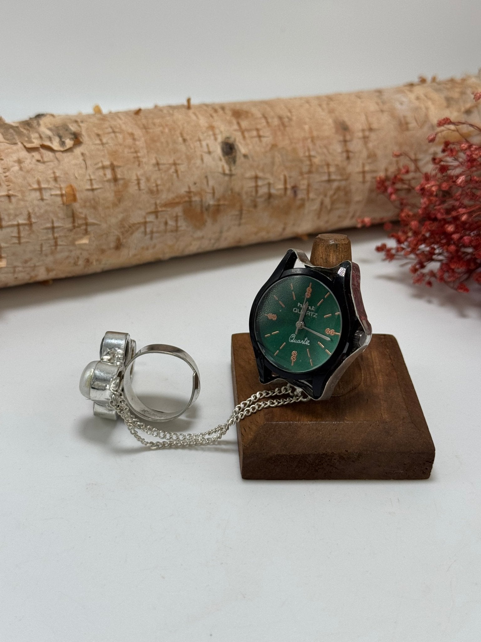 Tick Tock Double Ring - Style 18 - ivyandlavyboutique ivyandlavyboutique