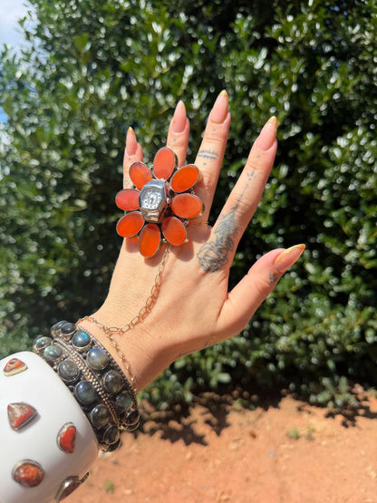 Tick Tock Gemstone Ring - Style 6 - ivyandlavyboutique ivyandlavyboutique