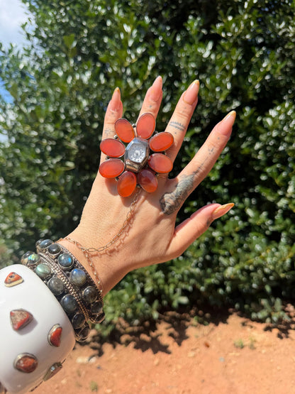 Tick Tock Gemstone Ring - Style 6 - ivyandlavyboutique ivyandlavyboutique