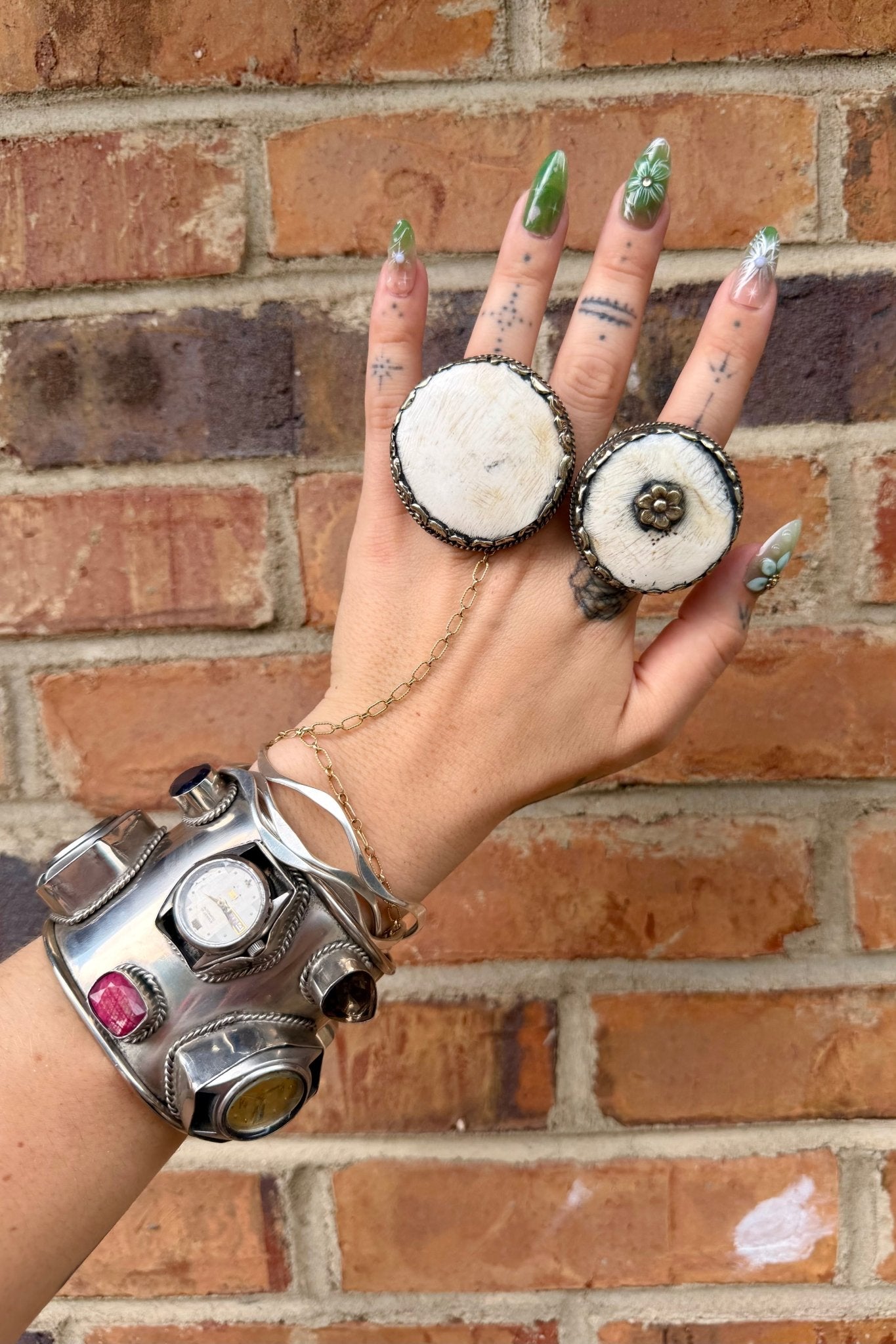 Tick Tock Time 8 Piece Watch Cuff - ivyandlavyboutique ivyandlavyboutique