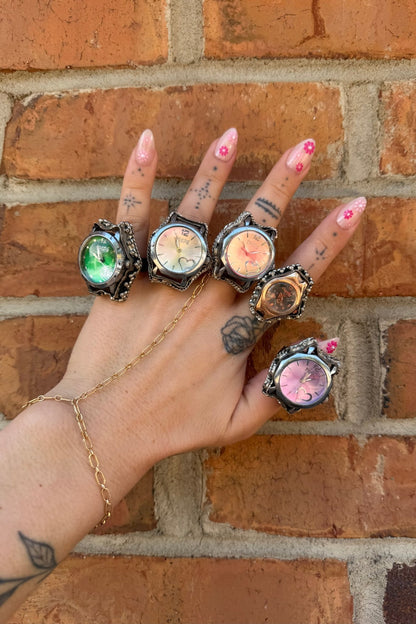 Tick Tock Watch Ring - ivyandlavyboutique ivyandlavyboutique