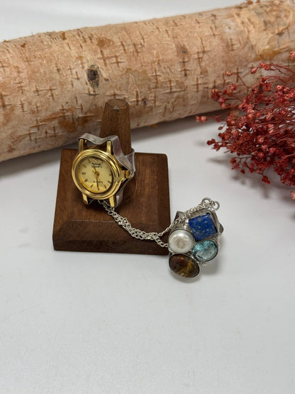 Tick Tok Double Ring - 2 - ivyandlavyboutique ivyandlavyboutique