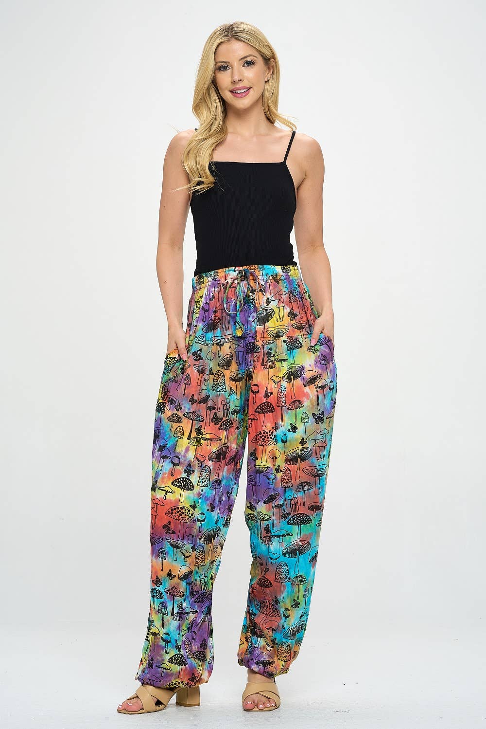 Tie - dye Mushroom Pants - ivyandlavyboutique Kathmandu Imports