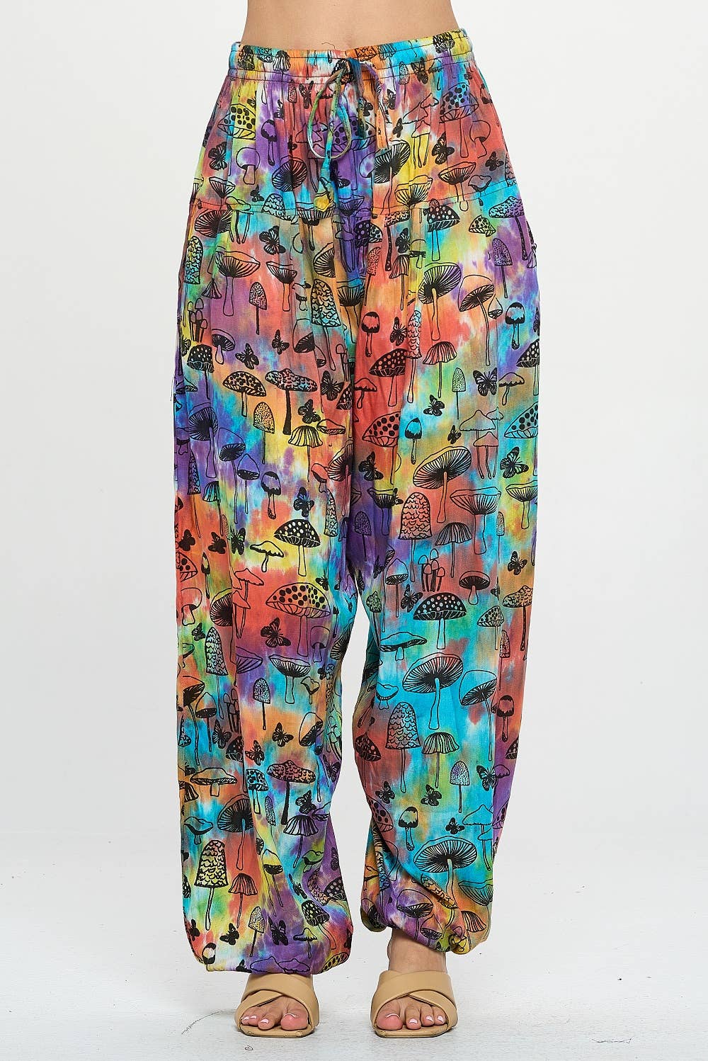 Tie - dye Mushroom Pants - ivyandlavyboutique Kathmandu Imports