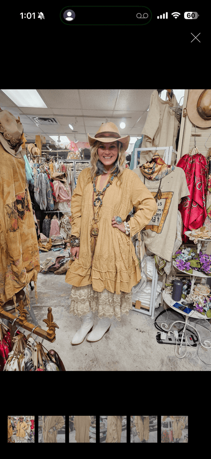 Tie One On Mustard Top - ivyandlavyboutique A Rare Bird Shop