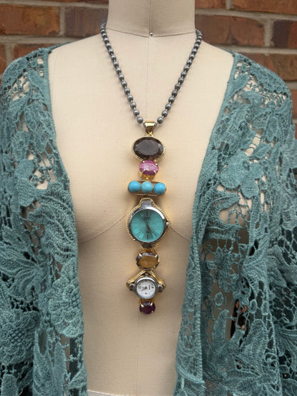Time is Flying Necklace - 1 - ivyandlavyboutique ivyandlavyboutique