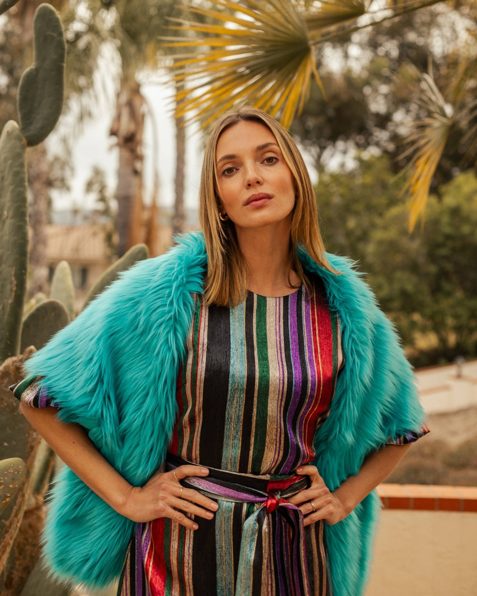 Toxique Faux Fur Shawl - ivyandlavyboutique Jennafer Grace