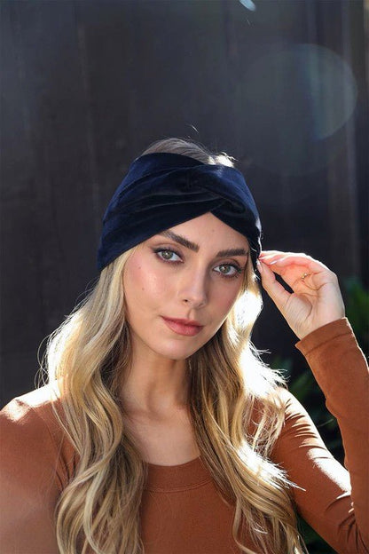 Traveling Gypsy Super Soft Twisted Velvet Headbands - ivyandlavyboutique Leto Accessories