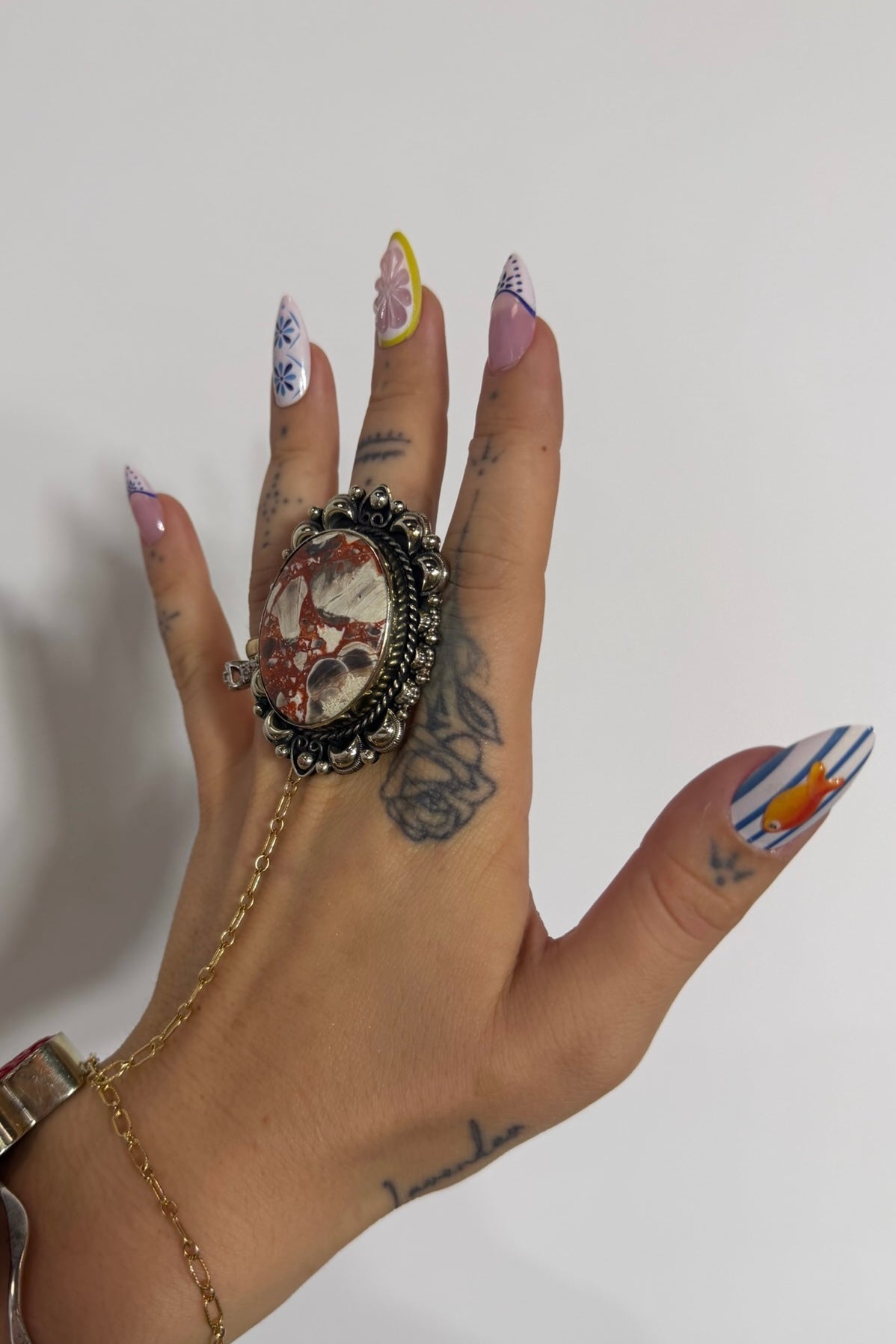 Trippy Red Ring - ivyandlavyboutique ivyandlavyboutique