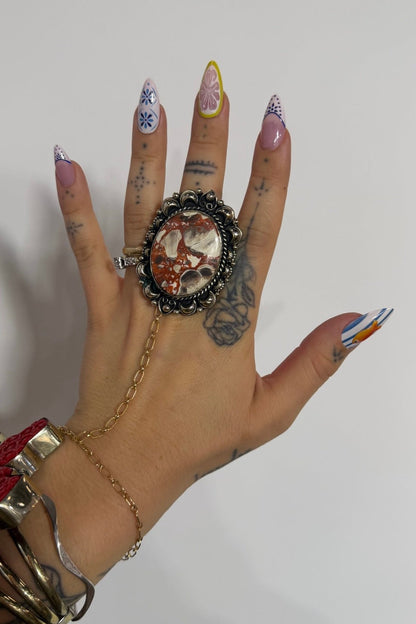Trippy Red Ring - ivyandlavyboutique ivyandlavyboutique
