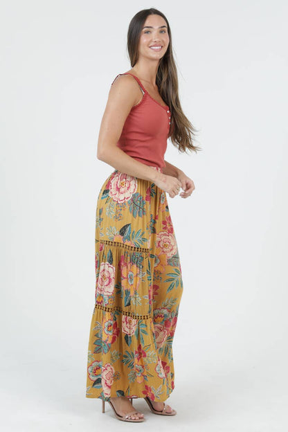 Tropical Bliss Wide Leg Pants - ivyandlavyboutique ANGIE