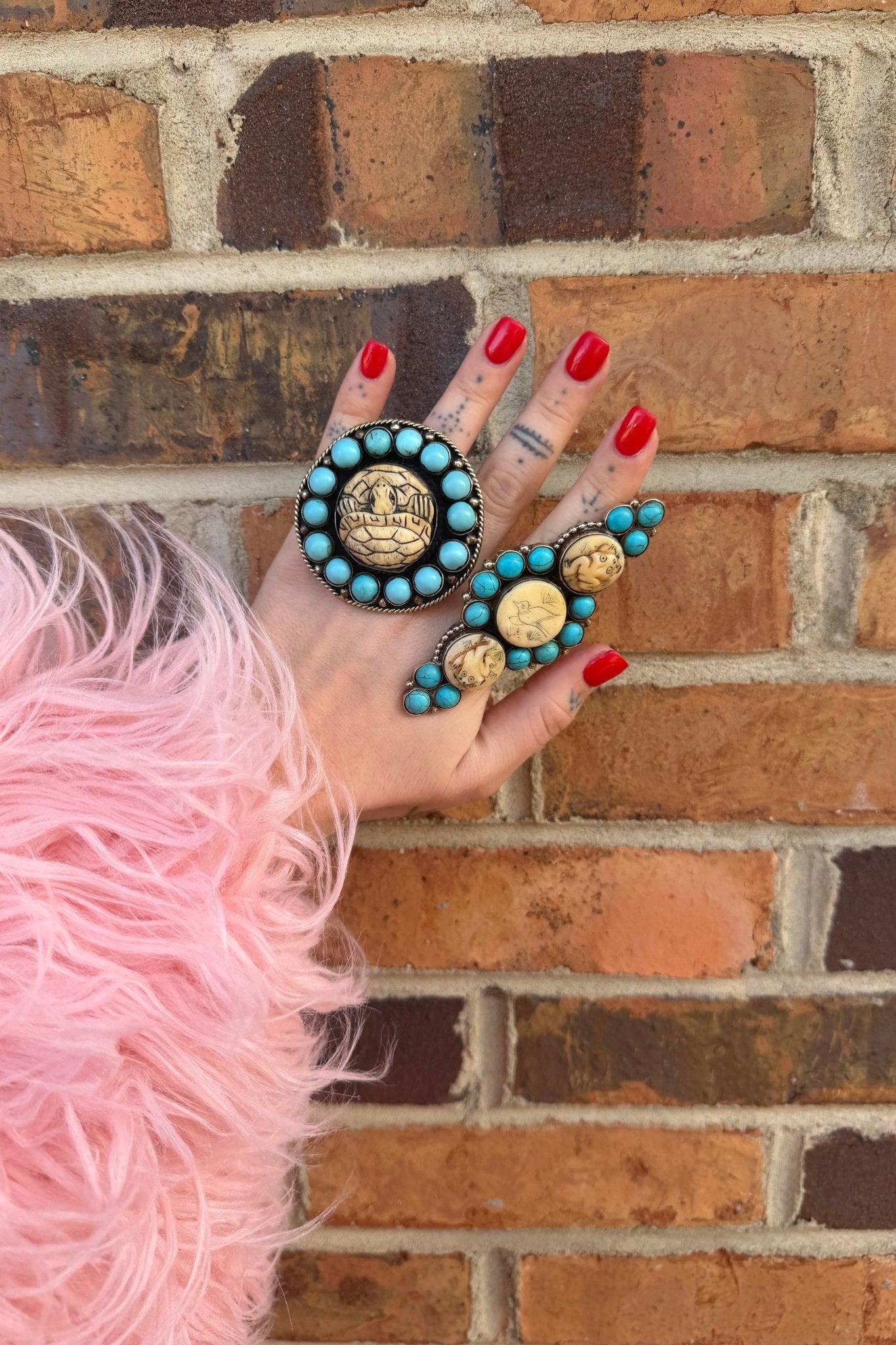 Turtle Club BIG Circle Ring - ivyandlavyboutique ivyandlavyboutique