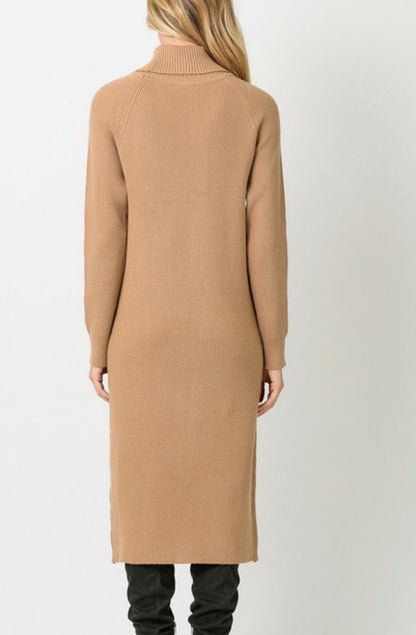Turtle Neck Sweater Dress - ivyandlavyboutique ivyandlavyboutique