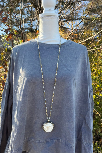 Two in Love Face Necklace - ivyandlavyboutique ivyandlavyboutique