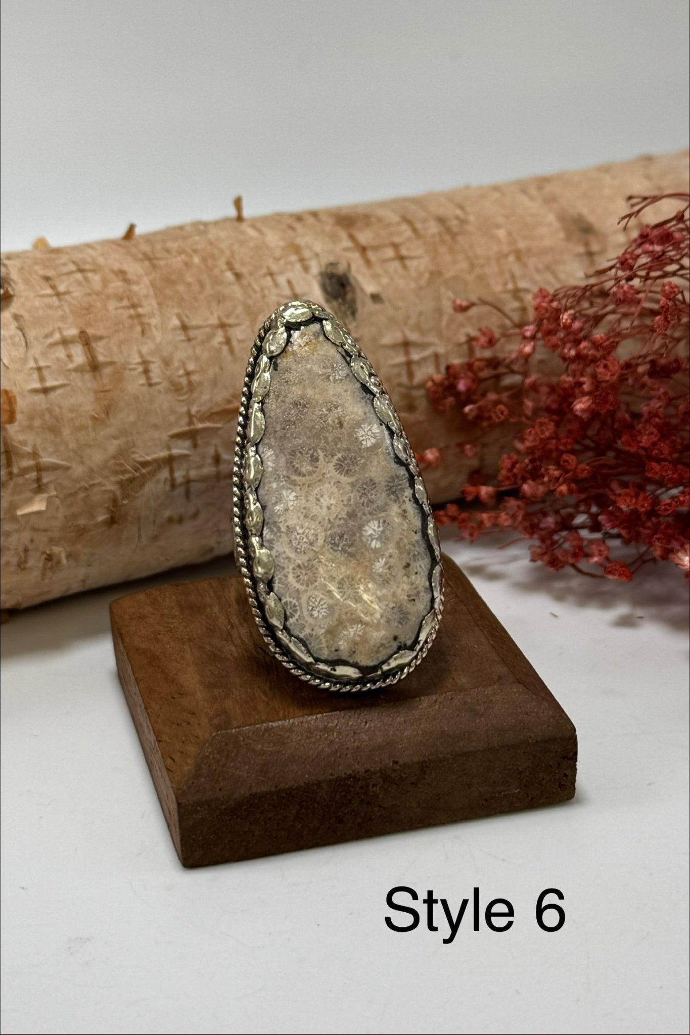 Unique Fossil Rings - ivyandlavyboutique ivyandlavyboutique