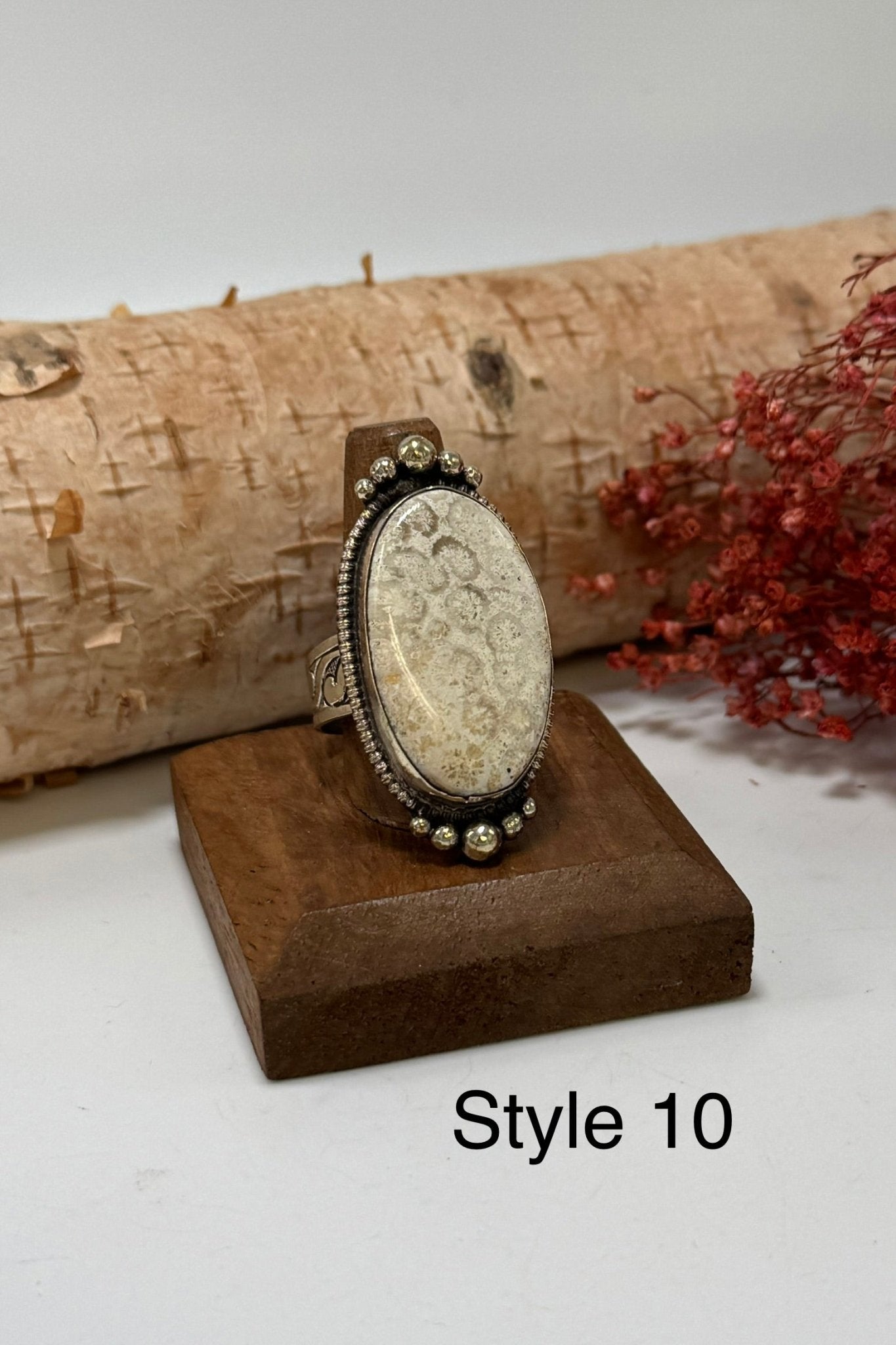 Unique Fossil Rings - ivyandlavyboutique ivyandlavyboutique