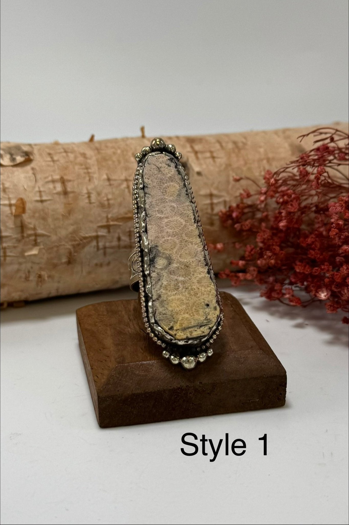 Unique Fossil Rings - ivyandlavyboutique ivyandlavyboutique