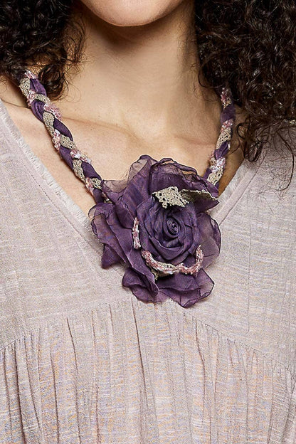 Unique Handmade Crochet Flower Belt - ivyandlavyboutique Pol Clothing