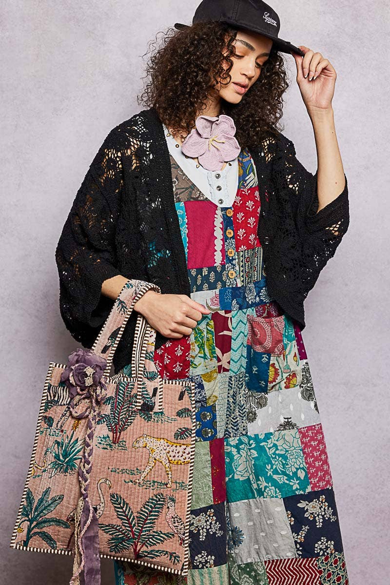 Unique Handmade Crochet Flower Belt - ivyandlavyboutique Pol Clothing