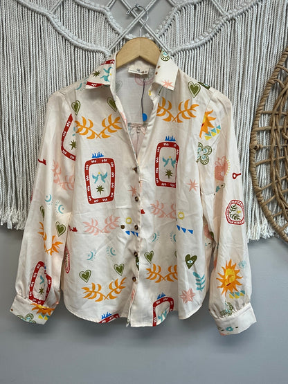 Urban Daisy Button up Top SALE - ivyandlavyboutique ivyandlavyboutique