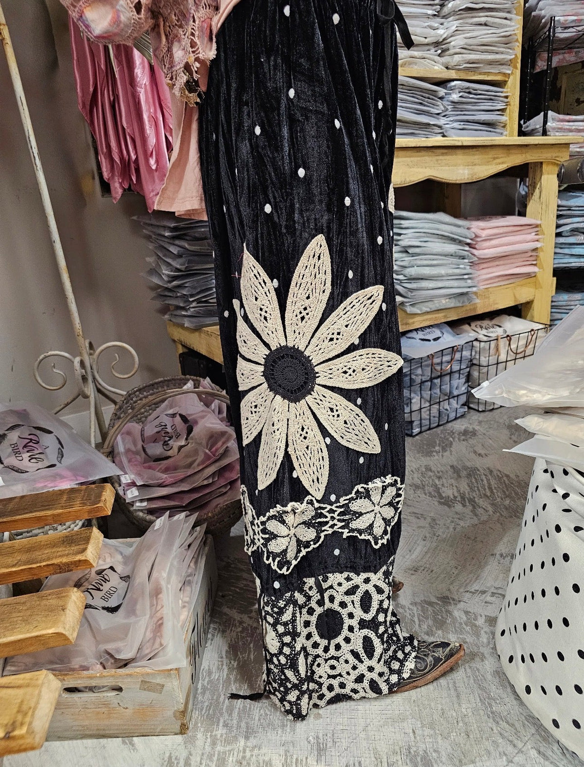 Velvet Daisy Pantaloons - ivyandlavyboutique A Rare Bird Shop