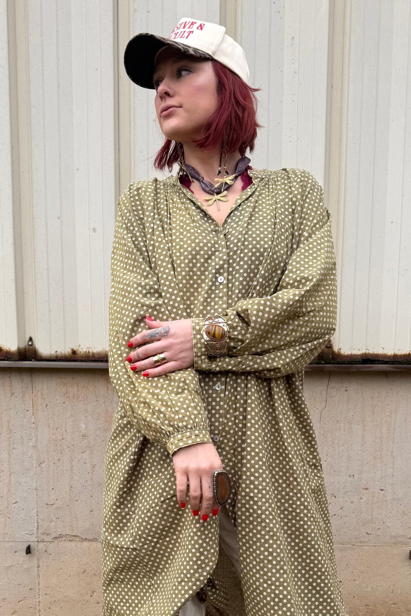 Vintage Dragonfly Fabric Choker or Earring - ivyandlavyboutique ivyandlavyboutique