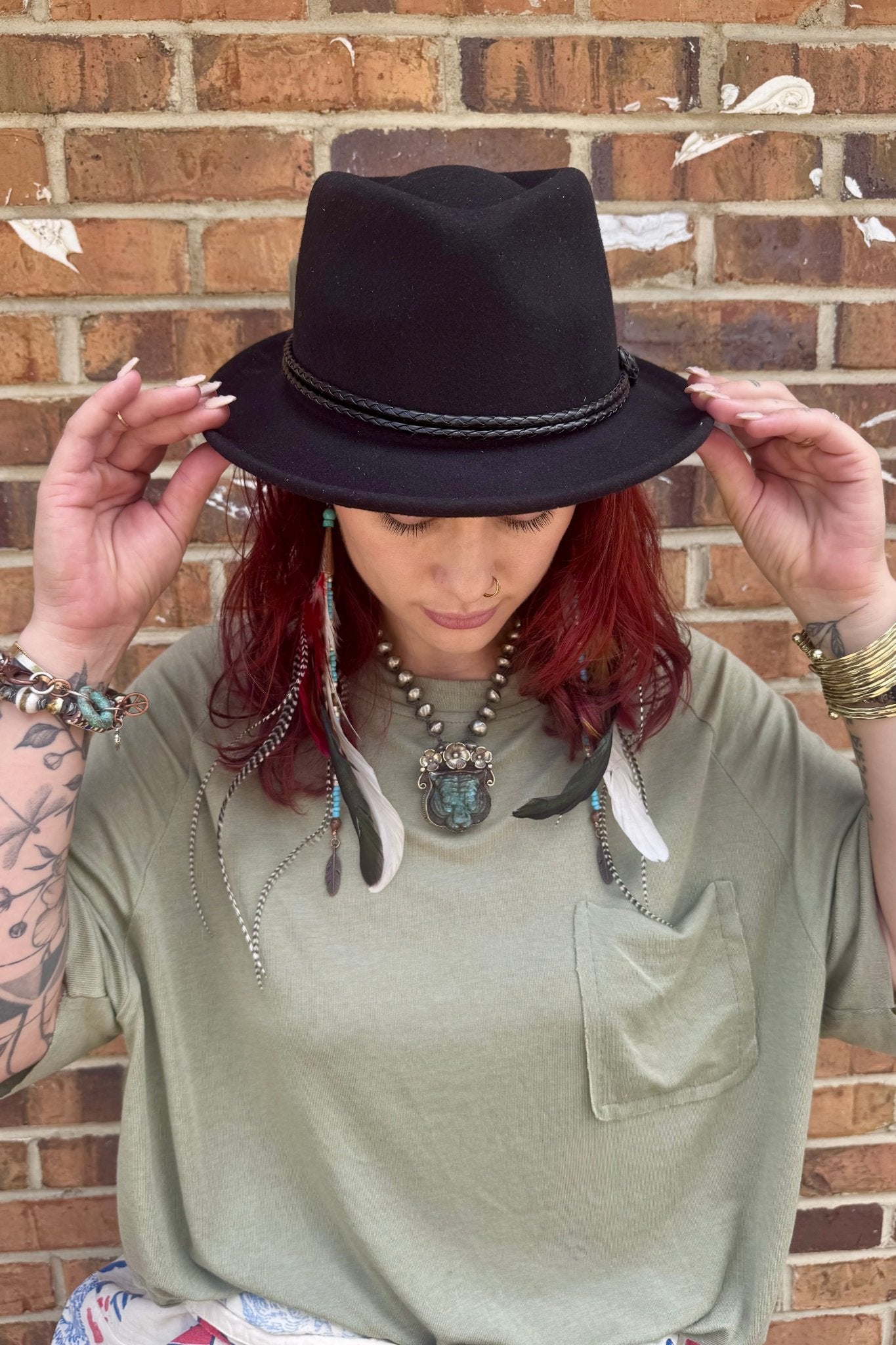 Vintage washed short sleeve front pocket solid top - ivyandlavyboutique Pol Clothing