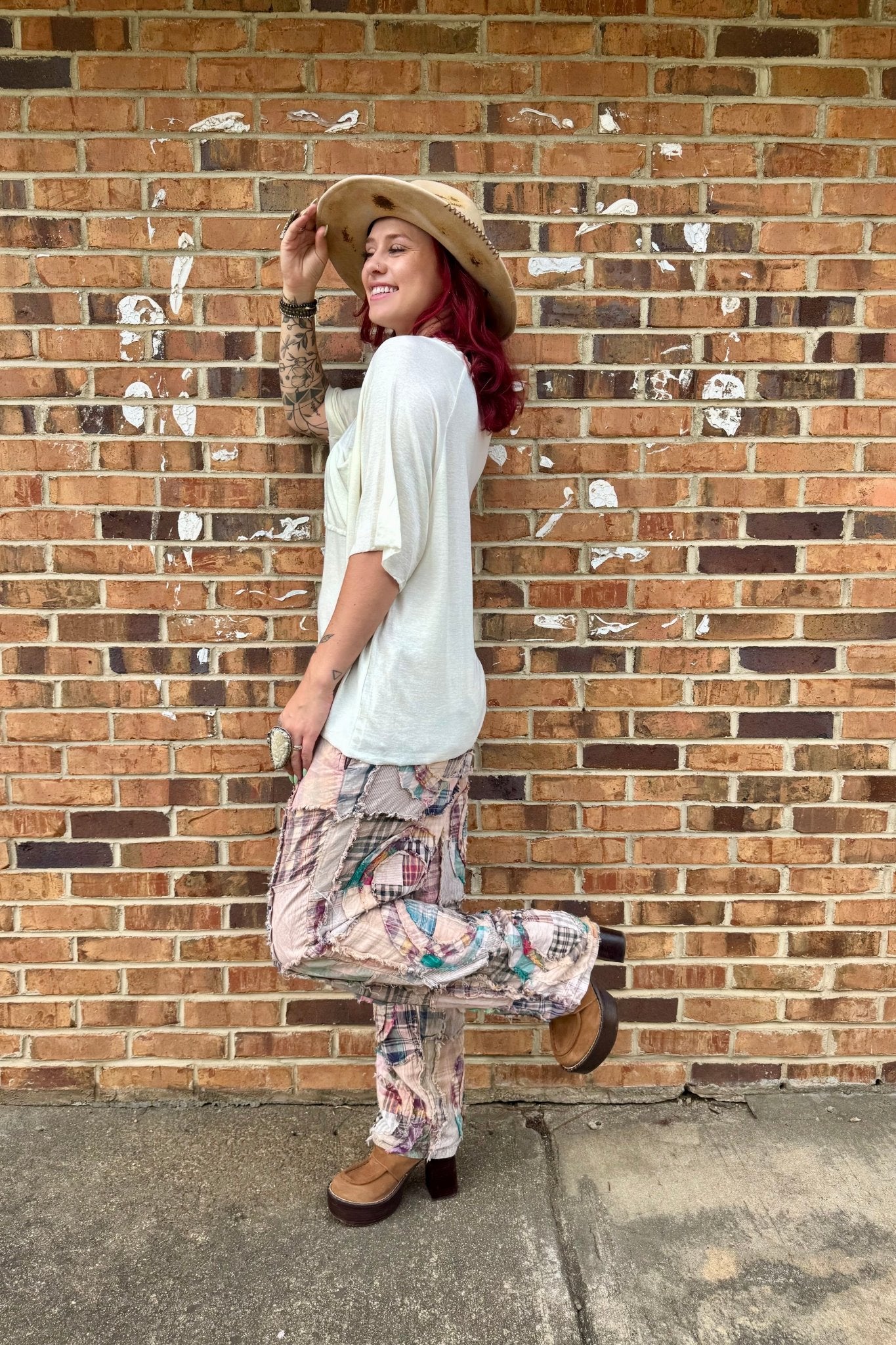 Vintage washed short sleeve front pocket solid top - ivyandlavyboutique Pol Clothing