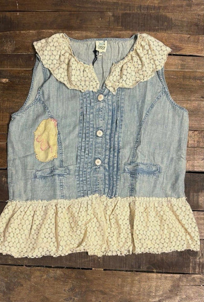 Vintage Whisper Top - ivyandlavyboutique Jaded Gypsy