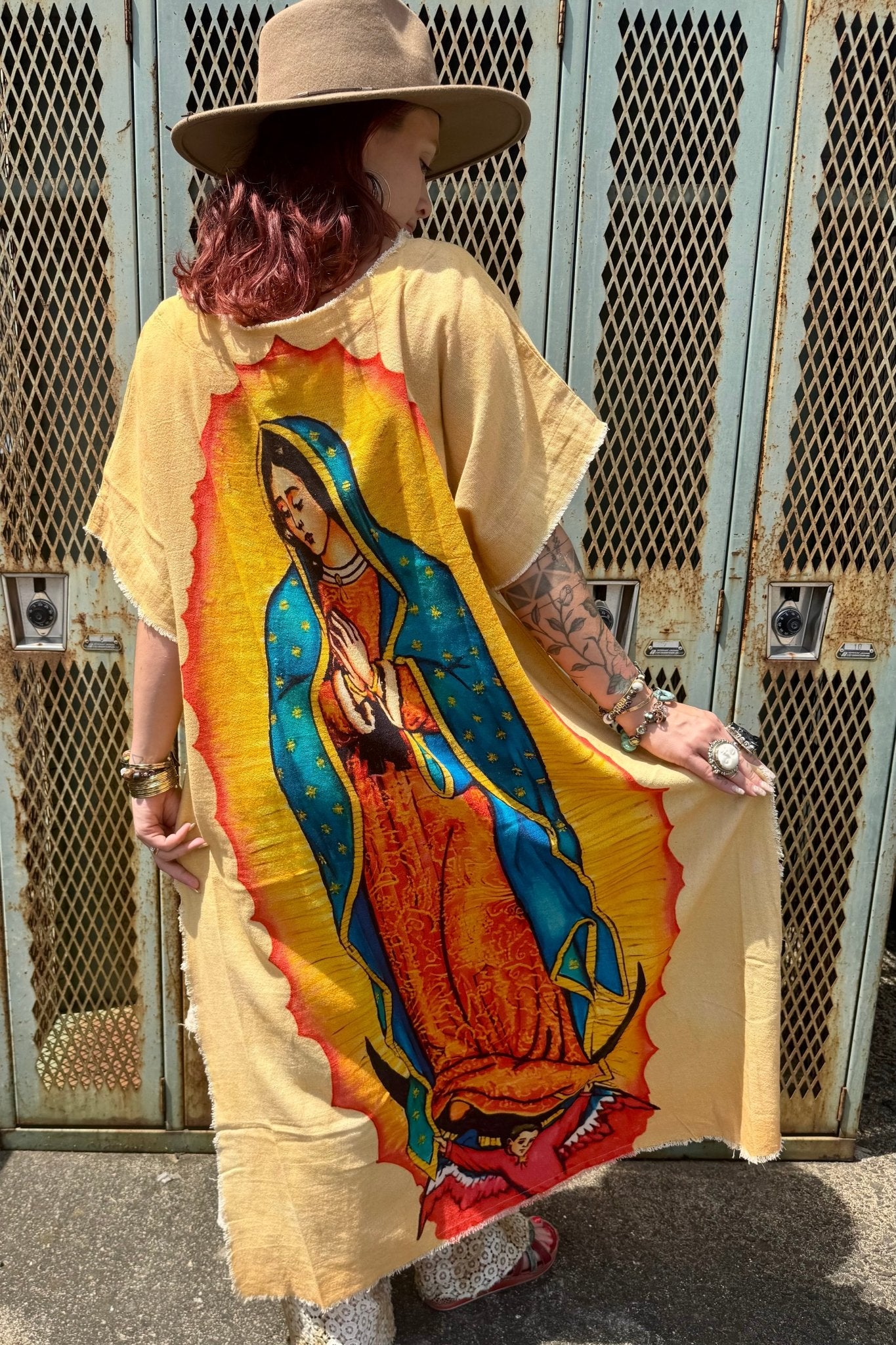 Virgin Mary Hi - Lo Tunic - ivyandlavyboutique I LOVE LINEN