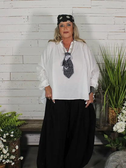 Wander Softly Top - Parchment - ivyandlavyboutique Jaded Gypsy